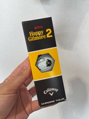 Happy Gilmore 2 Netflix Callaway Chrome Tour Golf Ball Collector’s Edition NEW